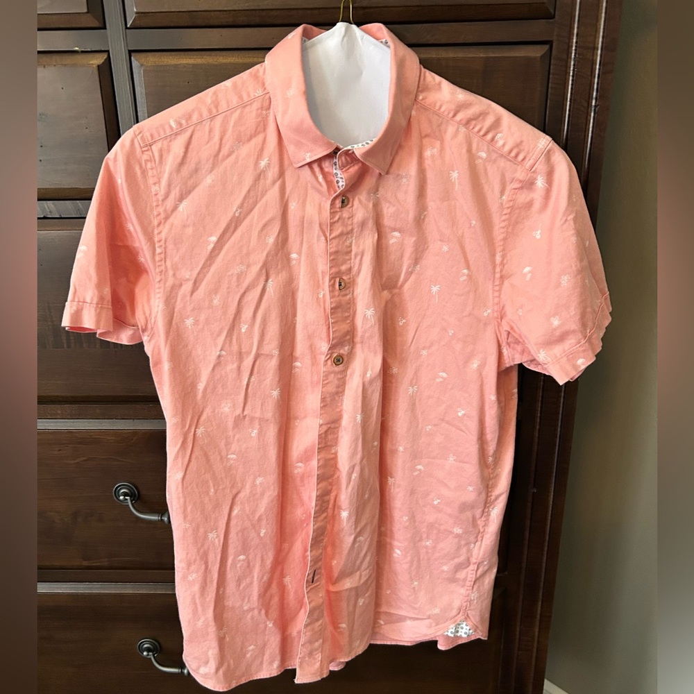Ted Baker Coral Button Down Shirt
